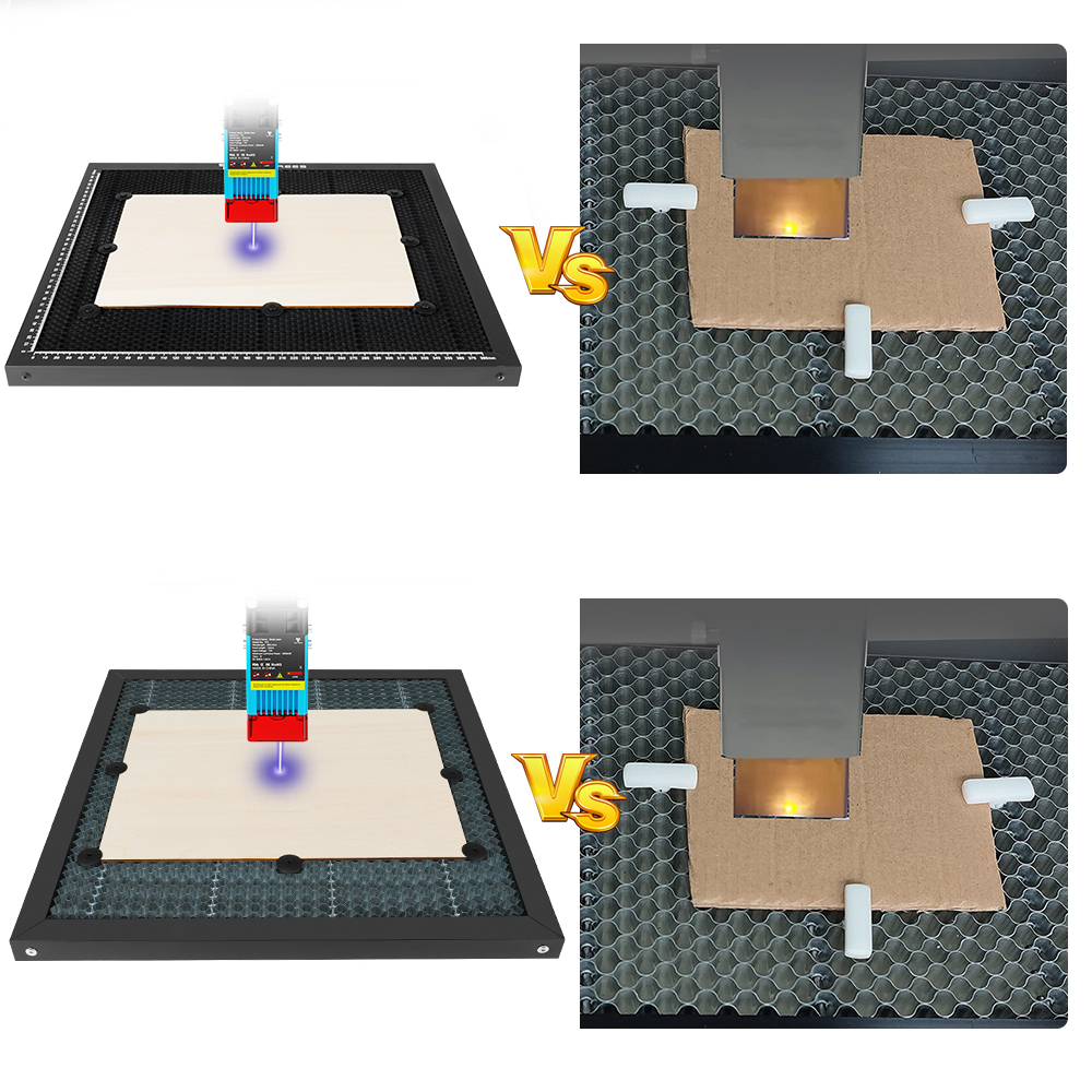 Piezas de equipo láser, grabad - Honeycomb Laser Bed reseña y precio