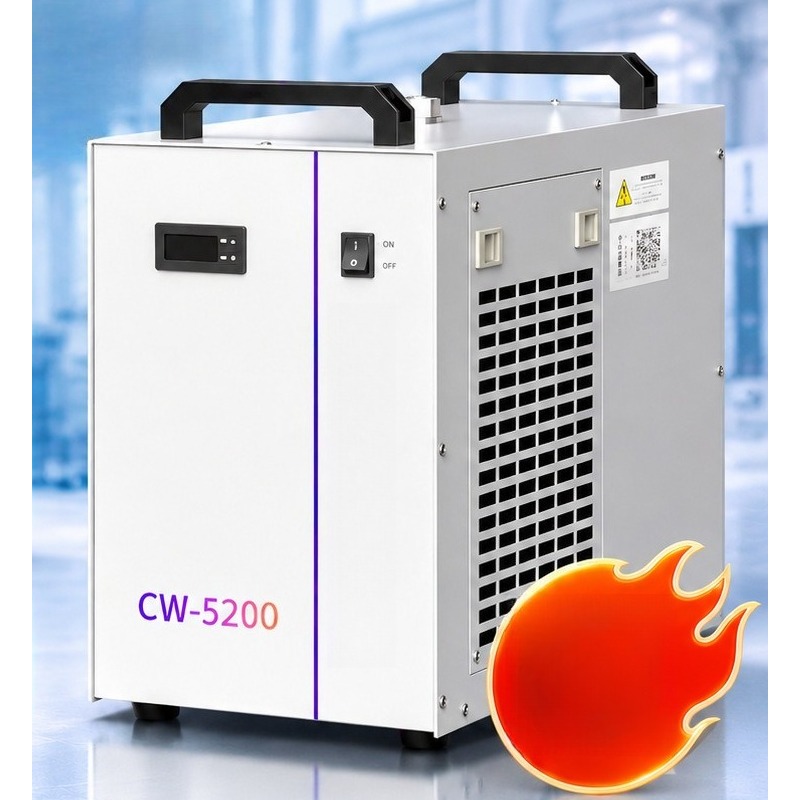 Enfriador industrial CW5200, p - Laser Industrial Chiller reseña y precio