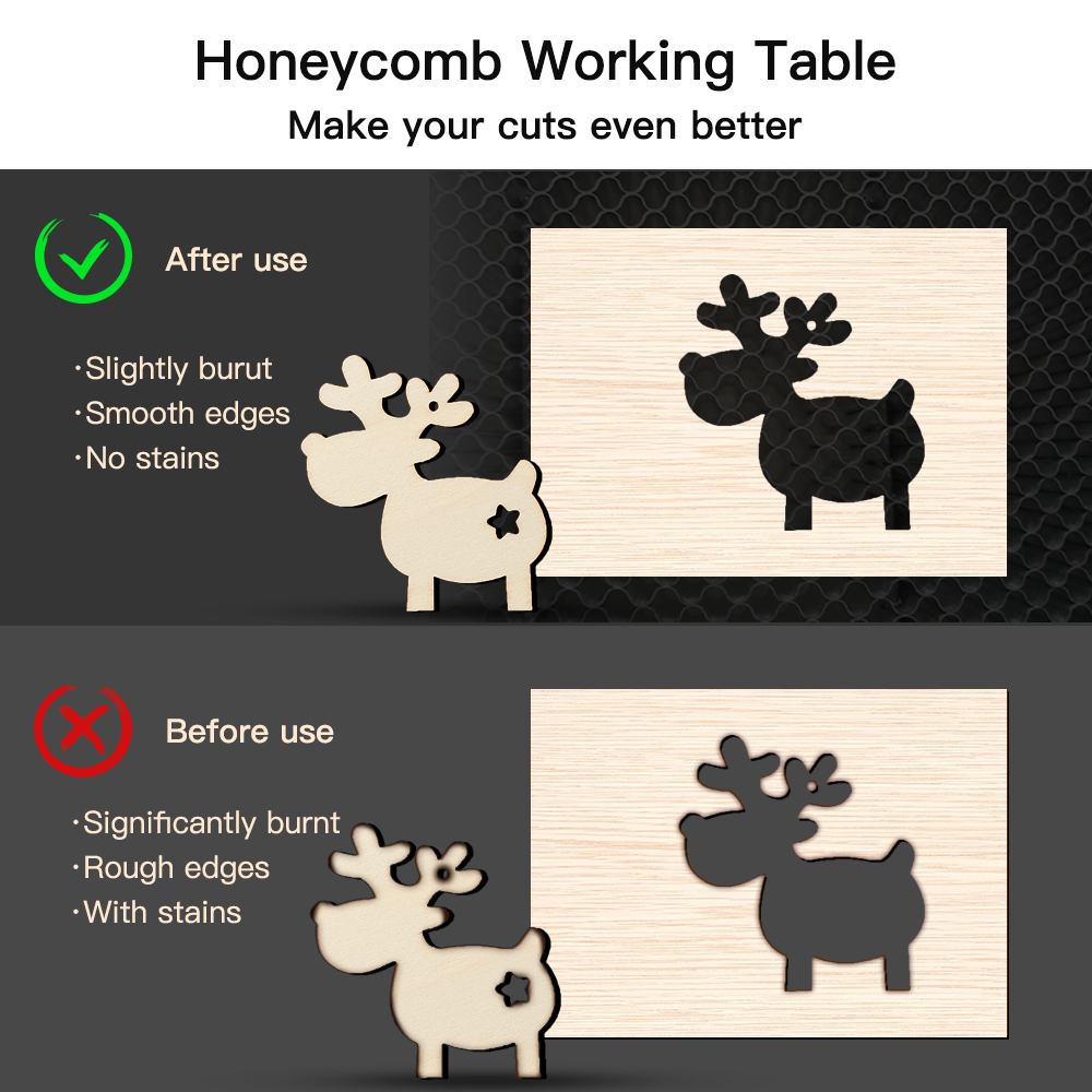 Máquina de grabado láser, herr - Honeycomb Laser Bed reseña y precio