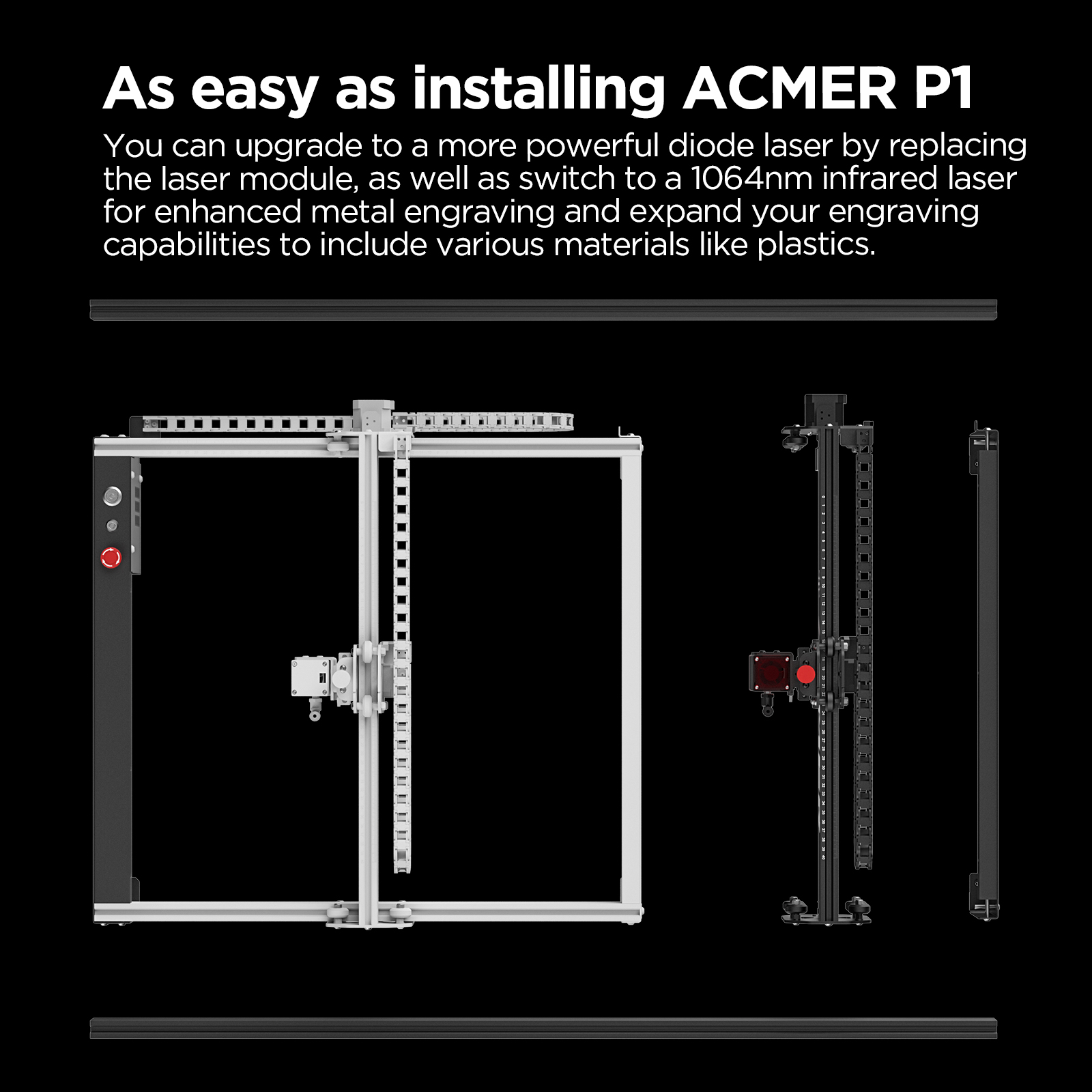 Kit de Marco Extendido de Alum - Industrial Laser Engraver reseña y precio