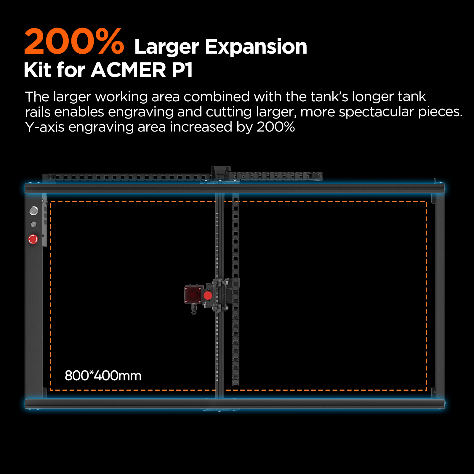 Kit de Marco Extendido de Alum - Industrial Laser Engraver reseña y precio