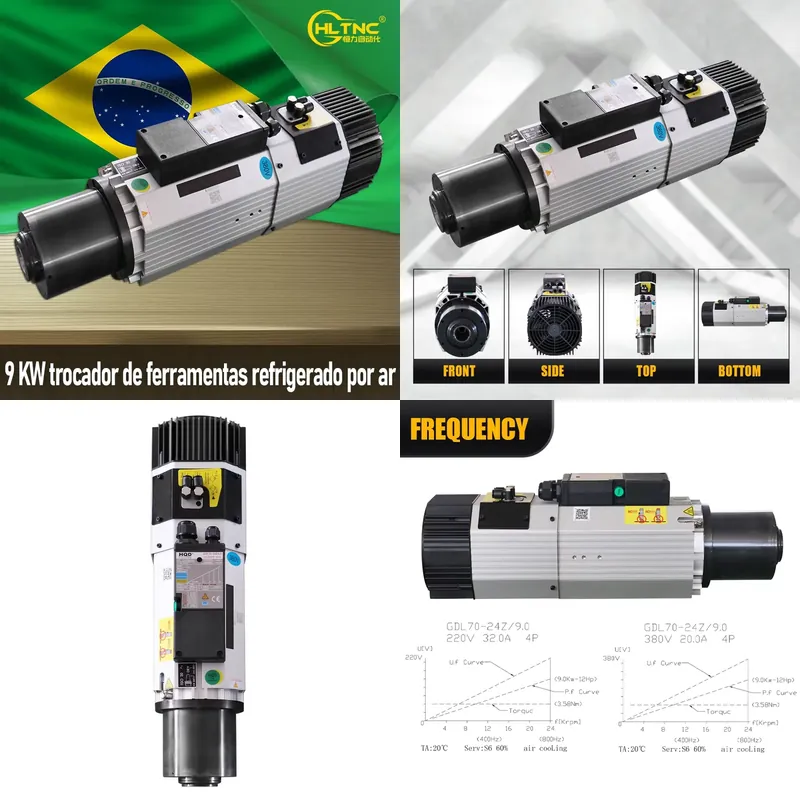Motor de Husillo ATC Refrigera - Cnc Spindle Motor reseña y precio