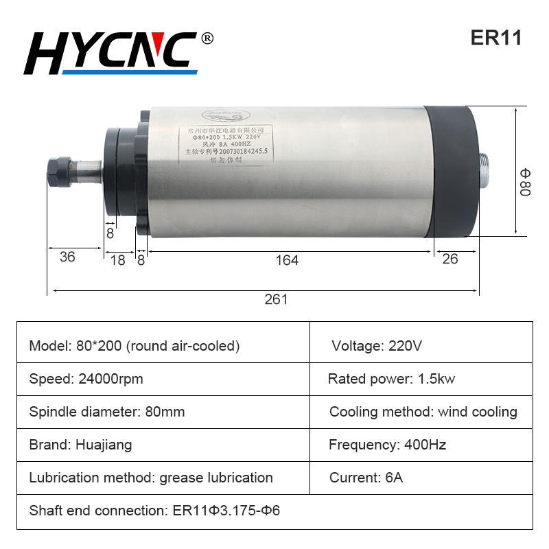 Motor de husillo para fresado  - Cnc Spindle Motor reseña y precio