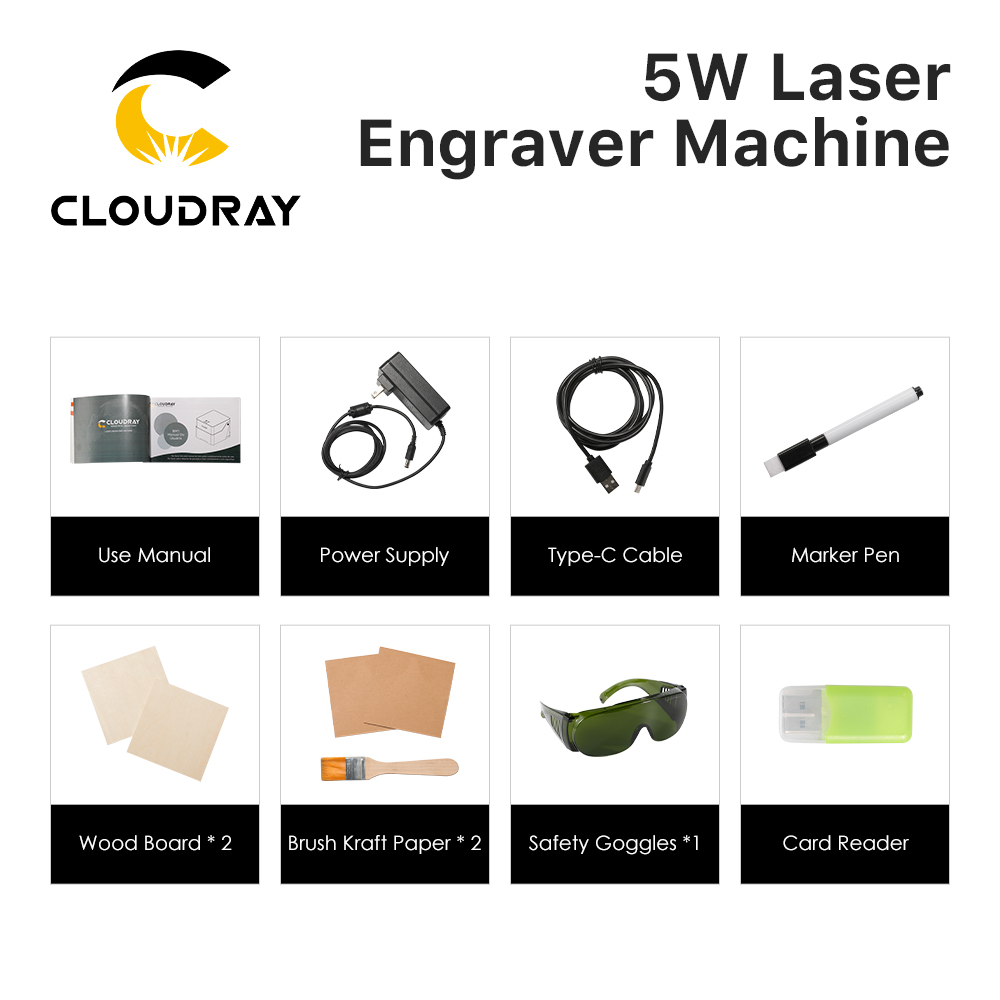 Grabador Láser Cloudray BM1, I - Industrial Laser Engraver reseña y precio