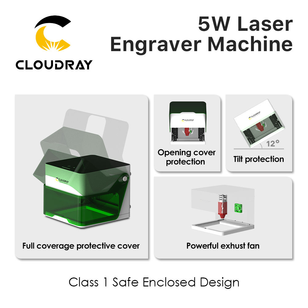 Grabador Láser Cloudray BM1, I - Industrial Laser Engraver reseña y precio
